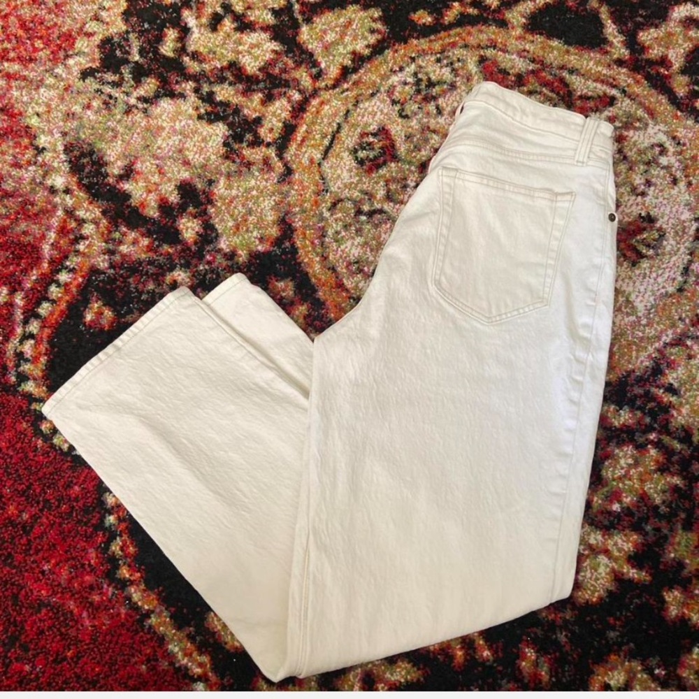 Abercrombie & Fitch Cream Denim Jeans